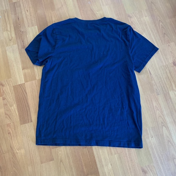 BACK TO THE FUTURE VINTAGE STYLE TEE NAVY DELOREAN - Picture 2 of 3